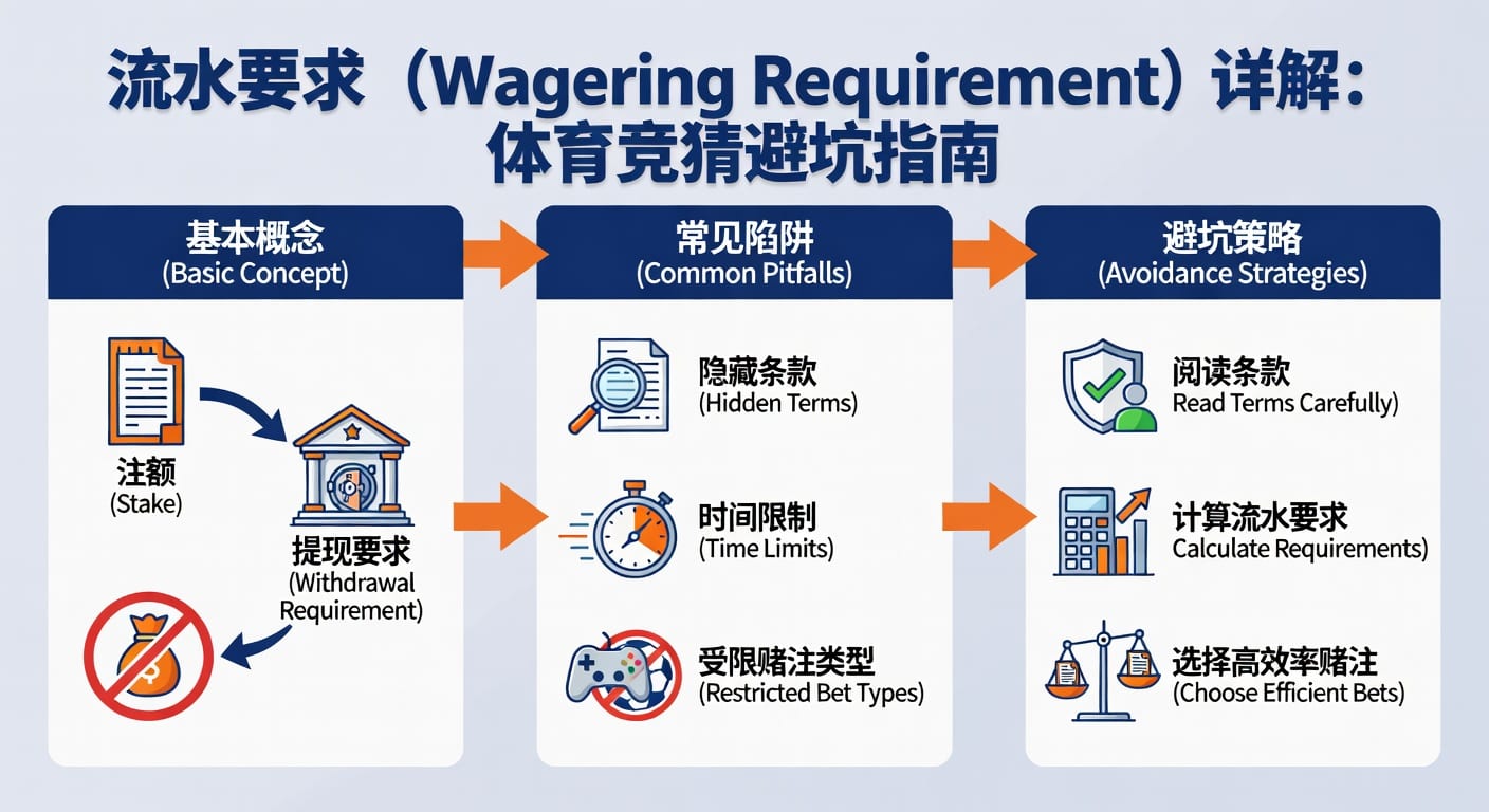 流水要求 wagering requirement 解析：体育玩家必看